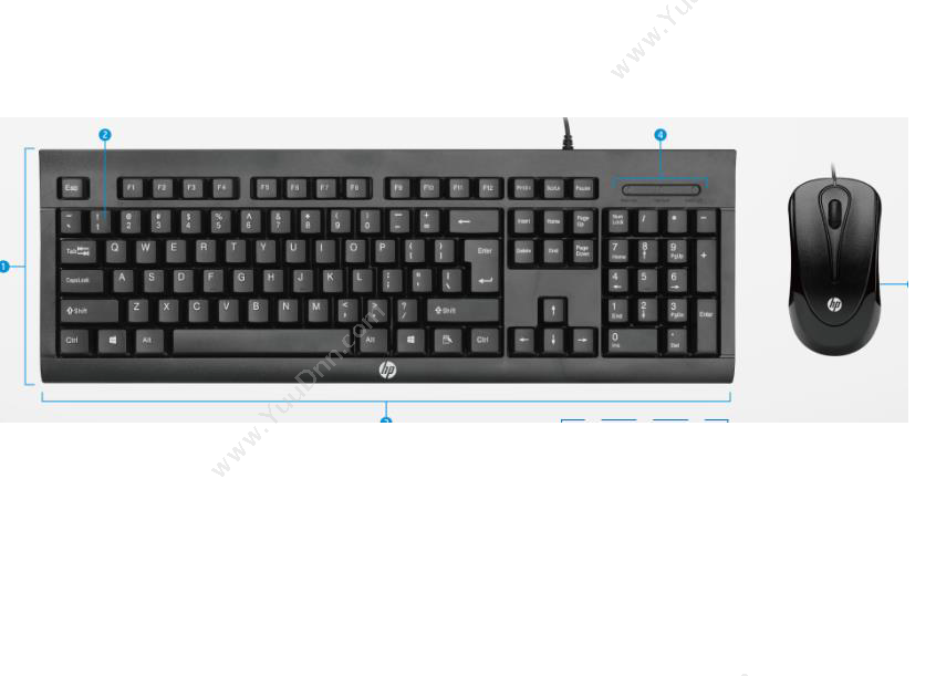 惠普 HPZ4M39PA键鼠套装键盘鼠标