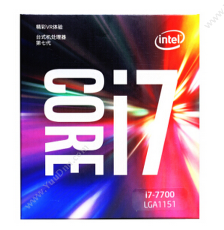 英特尔 Intel酷睿双核i7-7700T盒装处理器CPU
