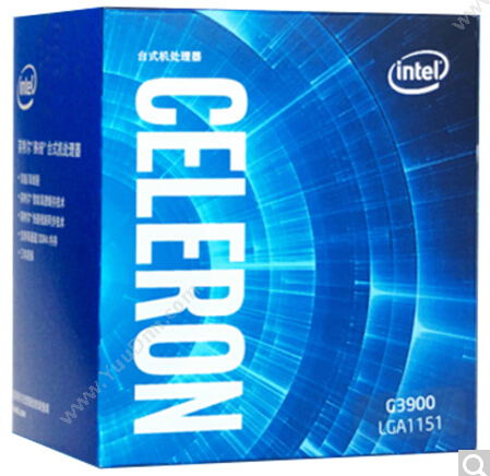 英特尔 Intel 赛扬双核G3900盒装处理器 CPU
