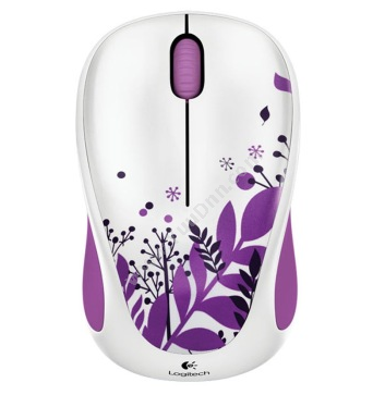 罗技 LogiM235(白色花季)FA键盘鼠标