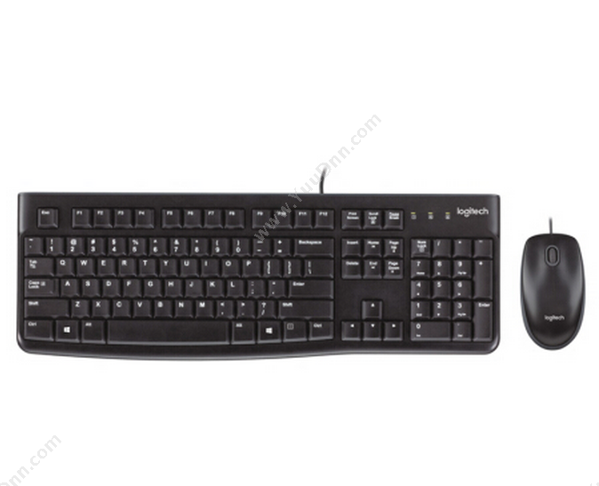 罗技 Logi键鼠套装MK120-FA有线套装键盘鼠标