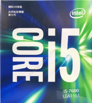 英特尔 Intel 酷睿四核i5-7600盒装处理器 CPU