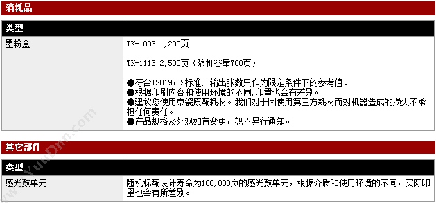 京瓷 FS-1040 A4黑白激光打印机