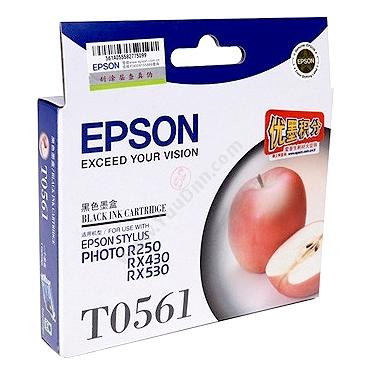 爱普生 EpsonC13T056180RX430黑墨墨盒