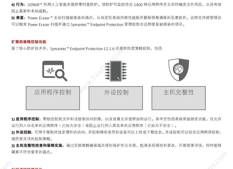 赛门铁克 Symantec 中文彩包-企业版25用户三年(14版） 终端安全防护