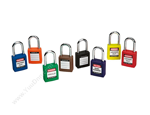 贝迪 Brady 黑色安全锁具6/包Y407284/51353 工业锁具