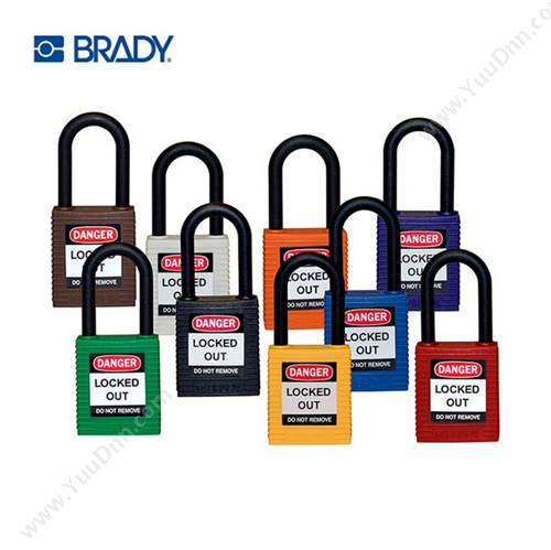 贝迪 Brady 通体绝缘,锁梁高度1.5123331/Y2694801 安全挂锁