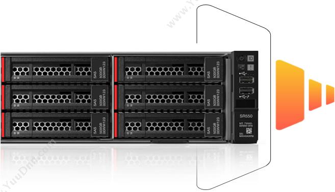 联想 Lenovo  7X04USHC00SR550,1x3104,1x16G 其他机架式服务器
