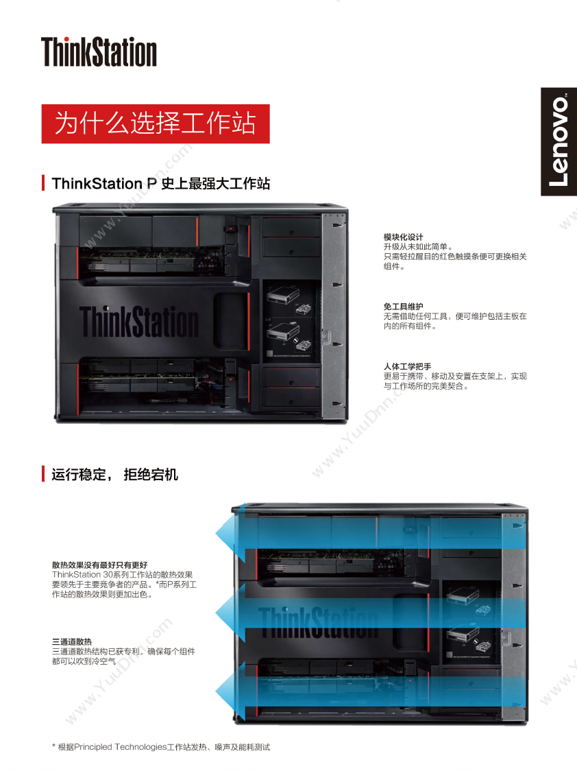 联想 Lenovo ThinkStationP71030B6A00KCW  台式工作站