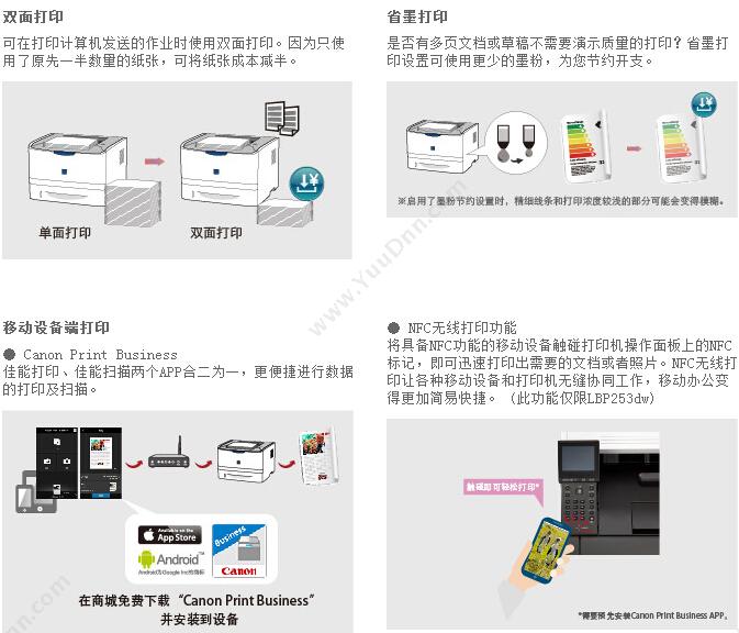 佳能 Canon LBP352X 部门级(黑白)激光高速智能打印机（白） A4黑白激光打印机