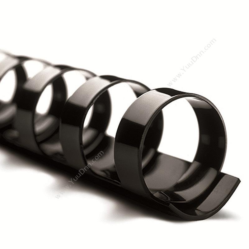 爱可 Aike 21孔 梳式装订环/ 51mm（黑） 50支/盒 圆形装订胶圈