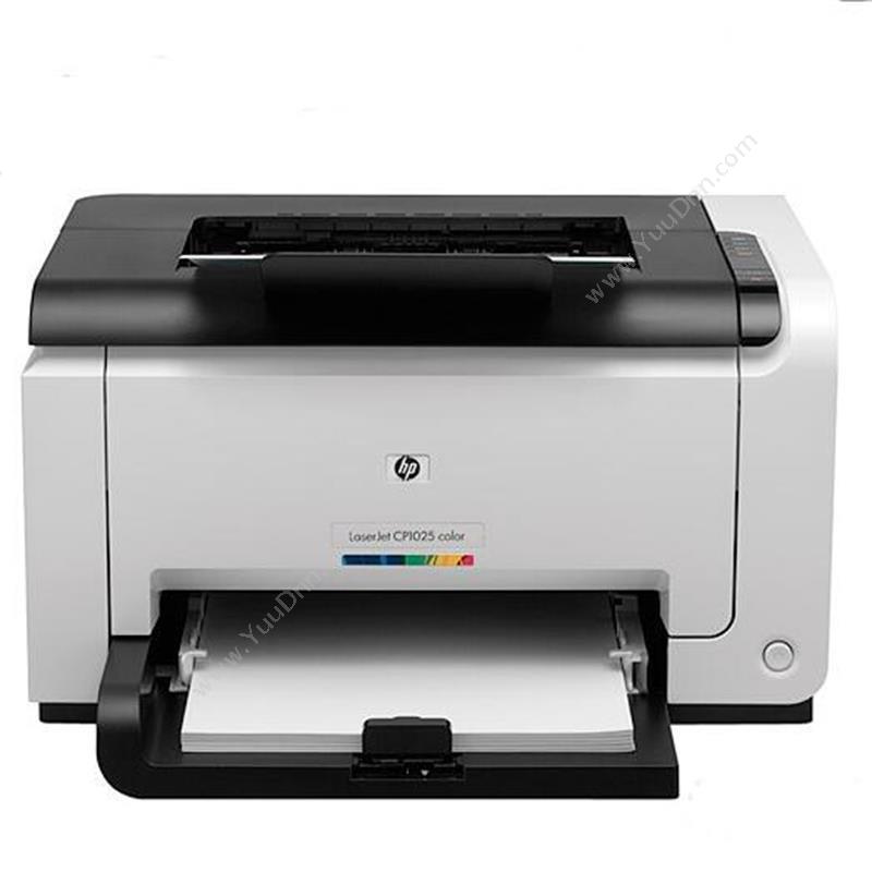 惠普 HPCP1025 彩色 A4幅面打印机 （白） 纸箱 手动双面A4彩色激光打印机