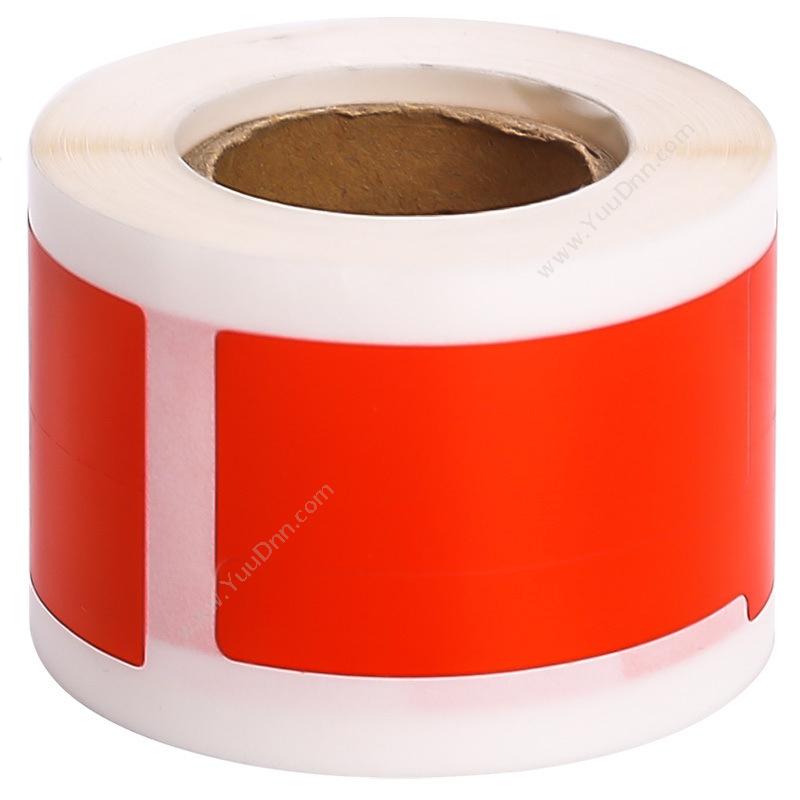 舜普 SP PF06-150R 旗型标签 45mm*30mm+50mm （红） 150片/卷 标签机打印配套耗材 线缆标签
