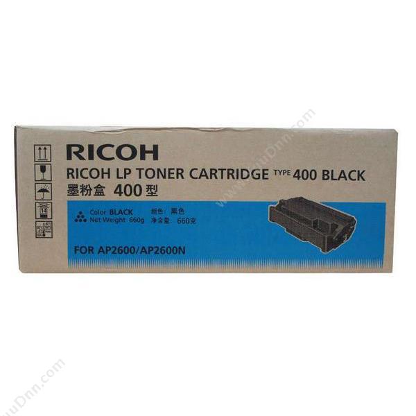 理光 Ricoh400型 高容墨（EDP：400735) 20000页（黑）（适用 AP600L/AP2600/600/600N/AP600LU）墨盒