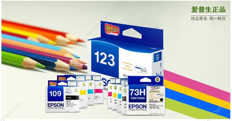 爱普生 Epson T6075    淡（青）（适用 4880C） 打印机墨粉/墨粉盒