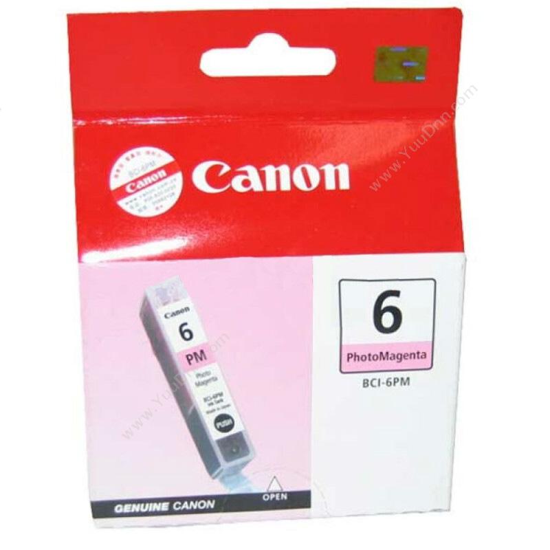 佳能 Canon BCI-6Pm  13mL（洋红）（适用 S800/S900/S820D/S830D/i950/i9100/i905D/i990/i9950/PIXmA iP6000D/PIXmAiP8500) 打印机墨粉/墨粉盒