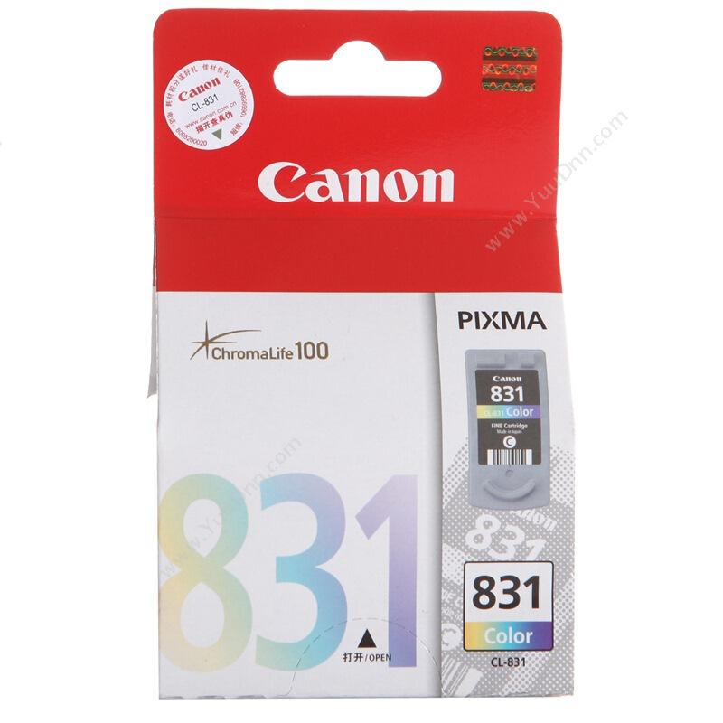 佳能 CanonCL-831  9mL（彩色）（适用 iP1180/iP1880/iP1980/iP2580/iP2680、mP145/mP198/mP228/mP476、mX308/mX318）墨盒