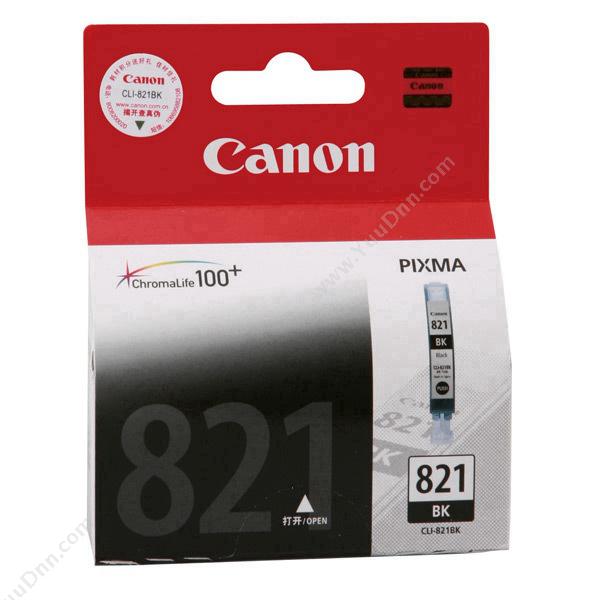 佳能 CanonCLI-821BK  9ml（黑）（适用 iP3680/iP4680/iP4760、mP545/mP558/mP568/mP638/mP648、mX868/mX876 ）墨盒