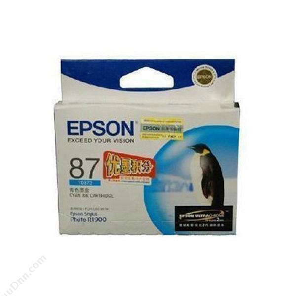 爱普生 EpsonT0872（C13T087280）（青）（适用 Epson R1900）墨盒