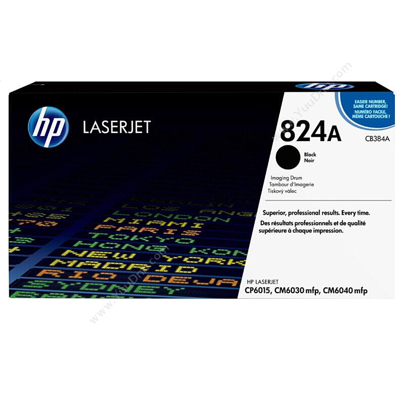 惠普 HPCB384A 成像 35,000页（黑）（适用 Color LaserJet CP6015打印机用  /Color LaserJet Cm6040 mFP ）硒鼓