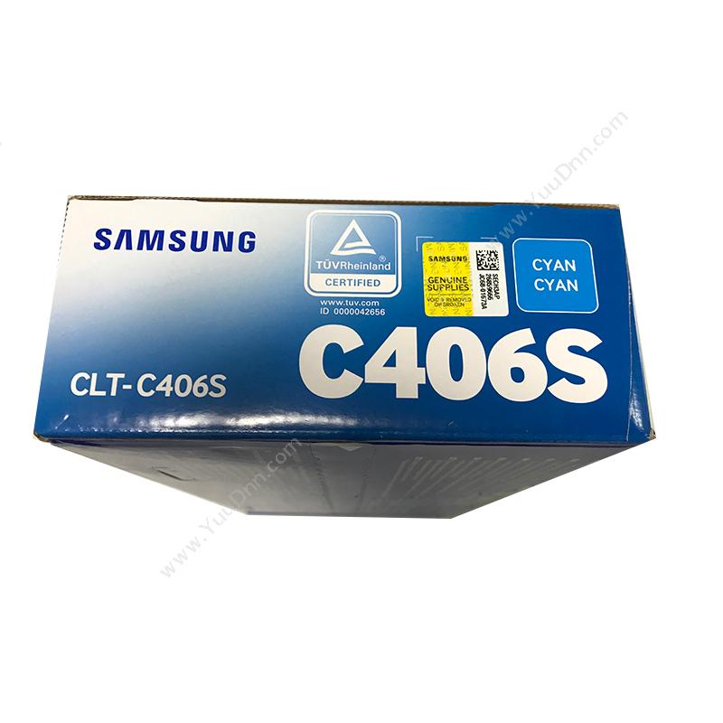 三星 Samsung CLT-C406S/XIL   1000页（青）（适用Samsung CLX-3306/3306W/3306FN/CLP-366/366W) 硒鼓