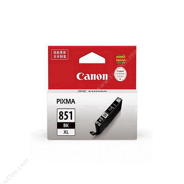 佳能 Canon CLI-851XL BK   11mL（黑）（适用 Ip7280/mG5480/mG6380/mX928/mX728、5500页) 打印机墨粉/墨粉盒