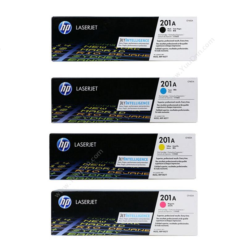 惠普 HP201A   四色套装（黑、青、黄、品红）（适用Color LaserJet Pro m252/Color LaserJet Pro mFP m277系列）硒鼓