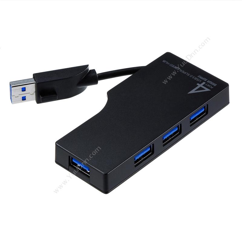 山业 Sanwa USB-HAM405BK 4口USB3.0（黑） 集线器