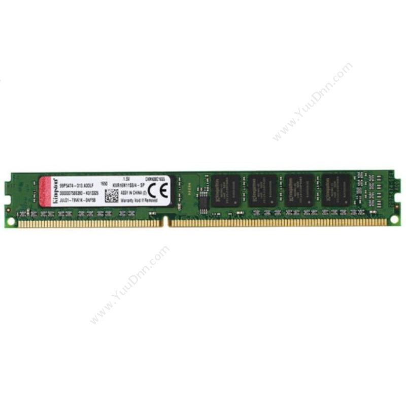 金士顿 Kingston DDR3 1600 4GB（KVR16N11S8-4G） 台式机内存