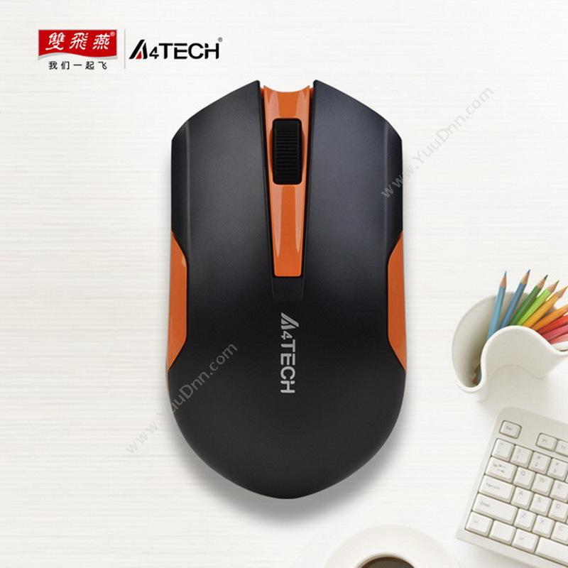 双飞燕G3-200N-2   黑（橙色）键盘鼠标
