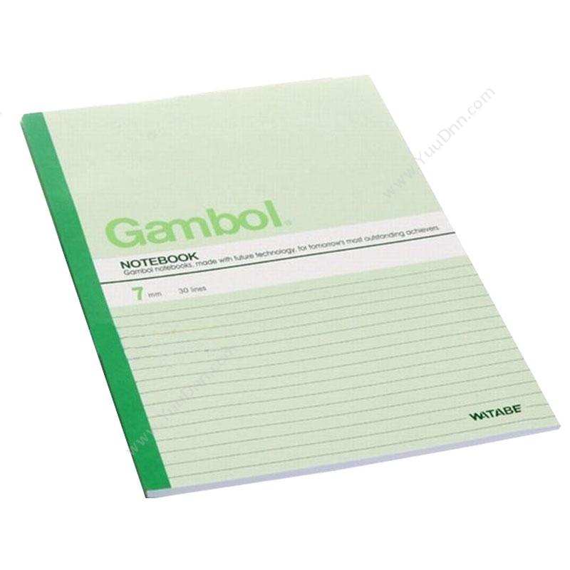 渡边 Gambol G6603/G6607 线装订本（大包装） B5 混色 60页 6本/封 整封销售 胶装本