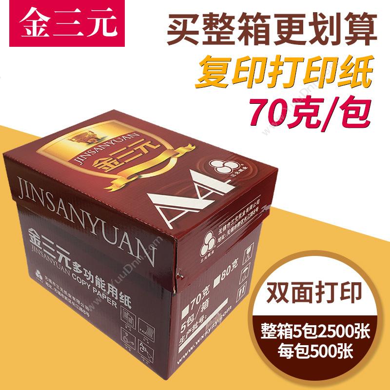 三元 Sanyuan A4/70g 042 500张/包（白） 普通复印纸