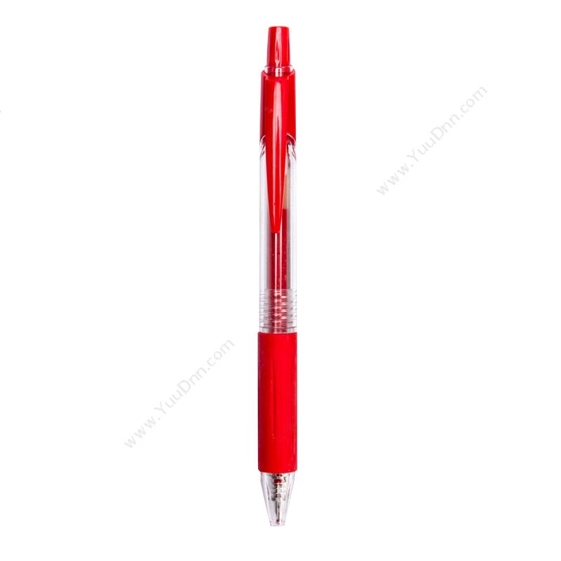 真彩 Zhencai009C 按动式中性笔 0.5MM （红） 用1588笔芯按压式中性笔