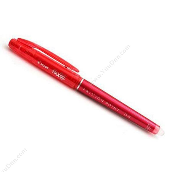 百乐 Pilot 0.4MM  水性笔 摩磨擦超极细钢珠笔0.4 红 LF-22P4-R 插盖式中性笔