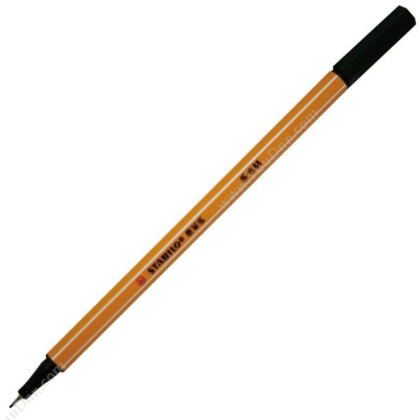 思笔乐 Stabilo 88/46 纤细水笔 笔尖 0.4mm 插盖式中性笔