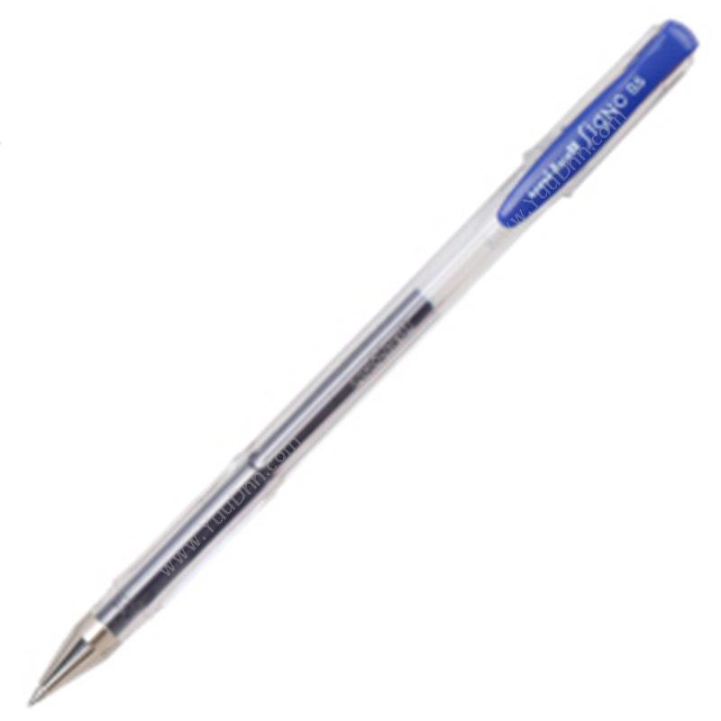 三菱 MitsubishiUM-100 双珠水笔/啫哩笔 0.5 （蓝）（10支/盒）插盖式中性笔