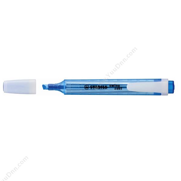 思笔乐 Stabilo275/31-CN 乐酷荧光笔（（蓝），10支/盒）单头荧光笔