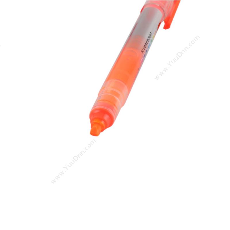 三菱 Mitsubishi USP-105透视荧光笔（橙色，12支/盒） 单头荧光笔