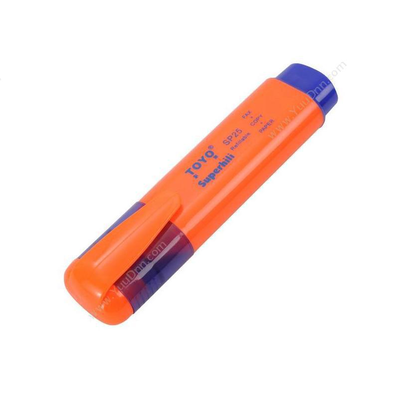 东洋 ToyoSP25 荧光笔   橙色单头荧光笔
