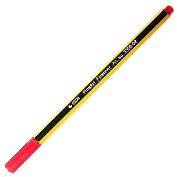 斯塔 STA3300-2/6500-2 签字笔 0.4MM （红）插盖式中性笔