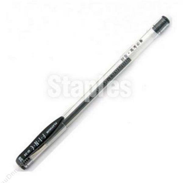 白金 Platinum 0.38水笔W-38（用WL-35-38针管笔芯，（黑），10支/盒） 插盖式中性笔