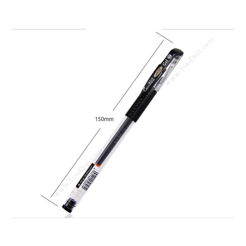 金万年 GenvanaMINI-D-001 中性笔 0.5mm 黑 （12支/盒）插盖式中性笔