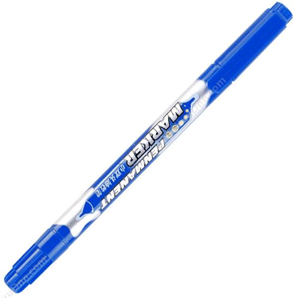 真彩 Zhencai0615B小双头油性笔 (（蓝）)双头记号笔