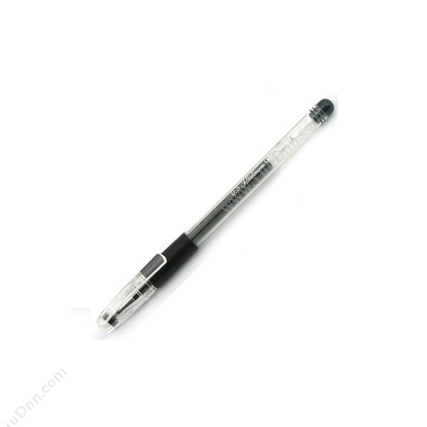 白金 Platinum 0.5透明杆水笔GB-34未来之笔（GR-15笔芯，（黑），10支/盒） 插盖式中性笔