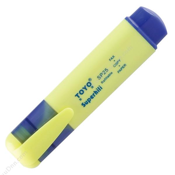东洋 ToyoSP25 荧光笔  黄色单头荧光笔