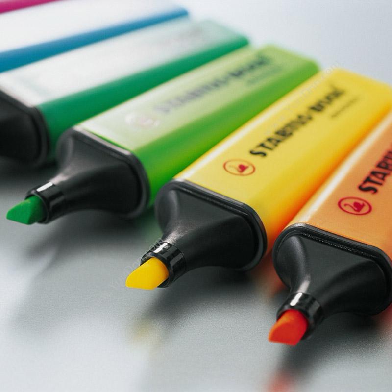思笔乐 Stabilo 70/54 70/54 荧光笔 笔尖 2mm/5mm 橙色 笔尖 2mm/5mm 橙色 单头荧光笔