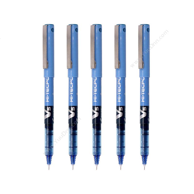 百乐 Pilot0.5 V5威宝走珠笔BX-V5-L（蓝）（12支/盒）插盖式中性笔