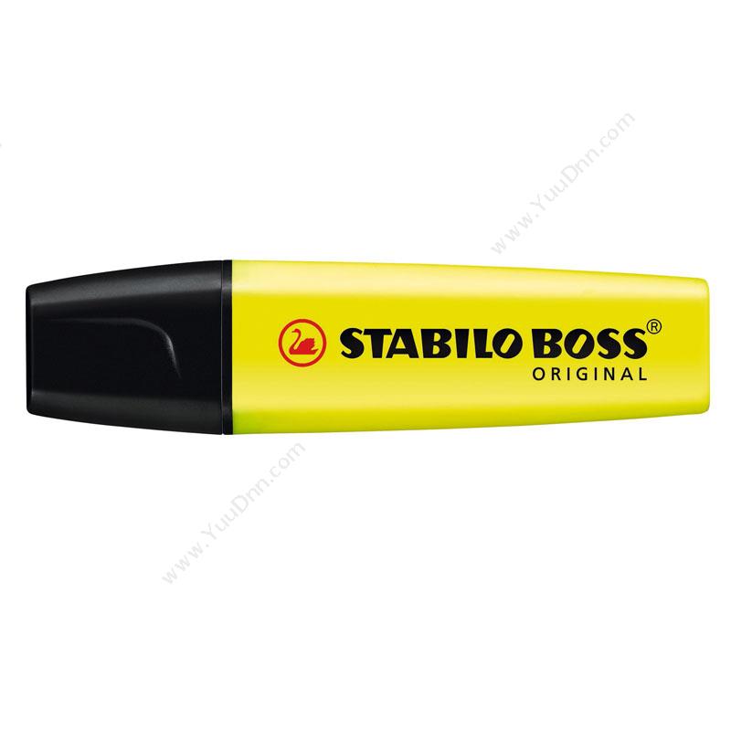 思笔乐 Stabilo70/24 70/24 荧光笔 笔尖 2mm/5mm 黄色黄色 笔尖 2mm/5mm 黄色单头荧光笔