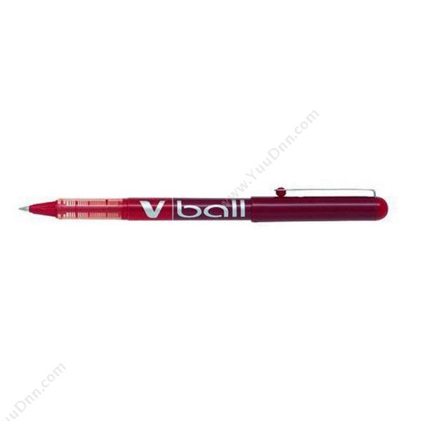 百乐 Pilot0.5MM  威宝走珠笔BL-VB5-R（（红），12支/盒）插盖式中性笔