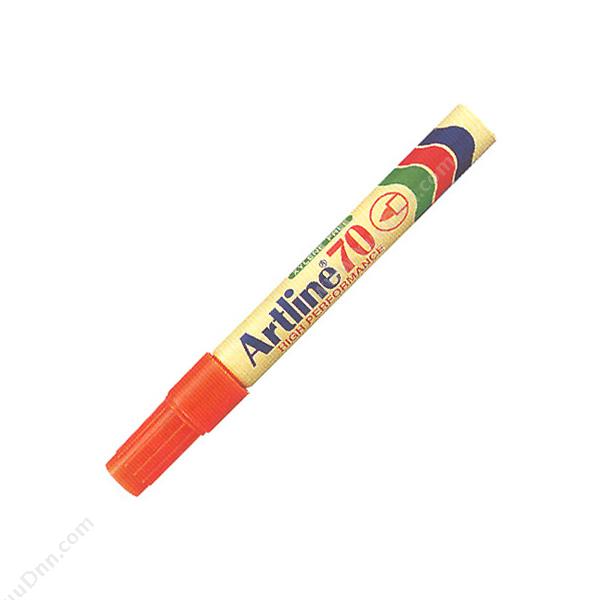 旗牌 Artline圆头记号笔EK-70 橙色单头记号笔
